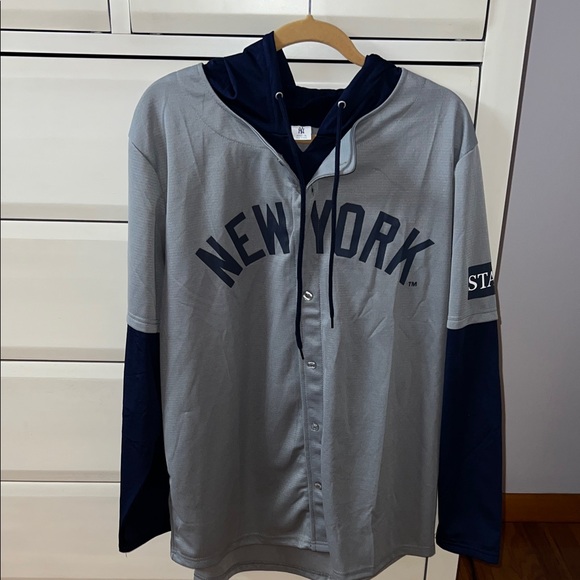 New York Yankees Other - Gray and Navy New York Hoodie